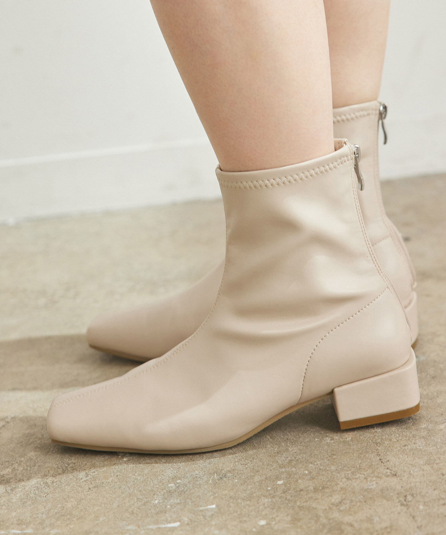 Juze「足にフィット！ローヒールショートブーツ」|その他|