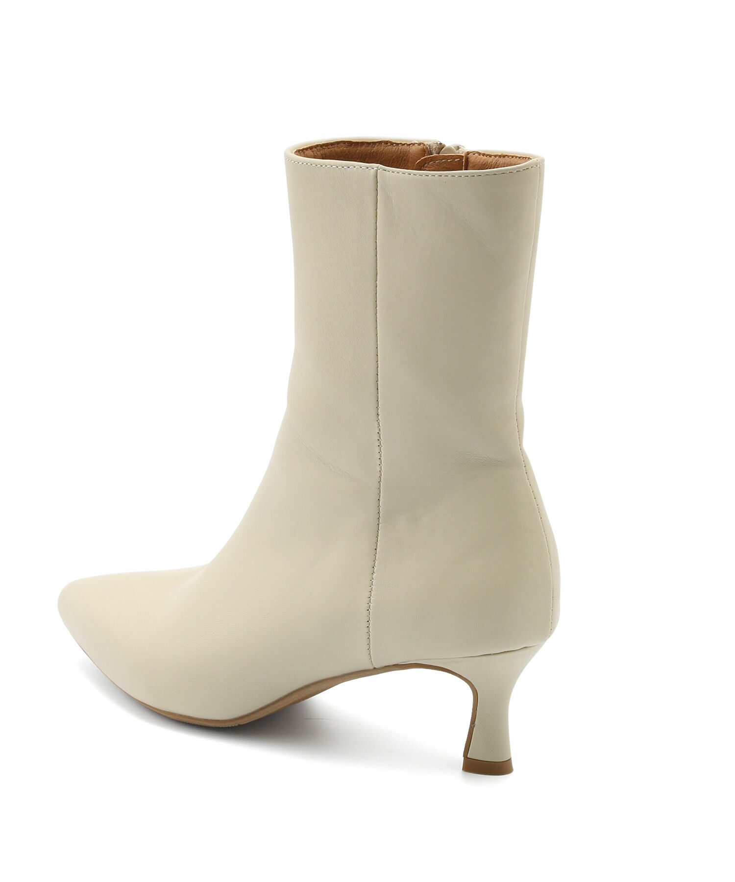 Juze「【生活防水・抗菌防臭】リサイクルレザーポインテッドミドルブーツ【sustainable】」|その他|