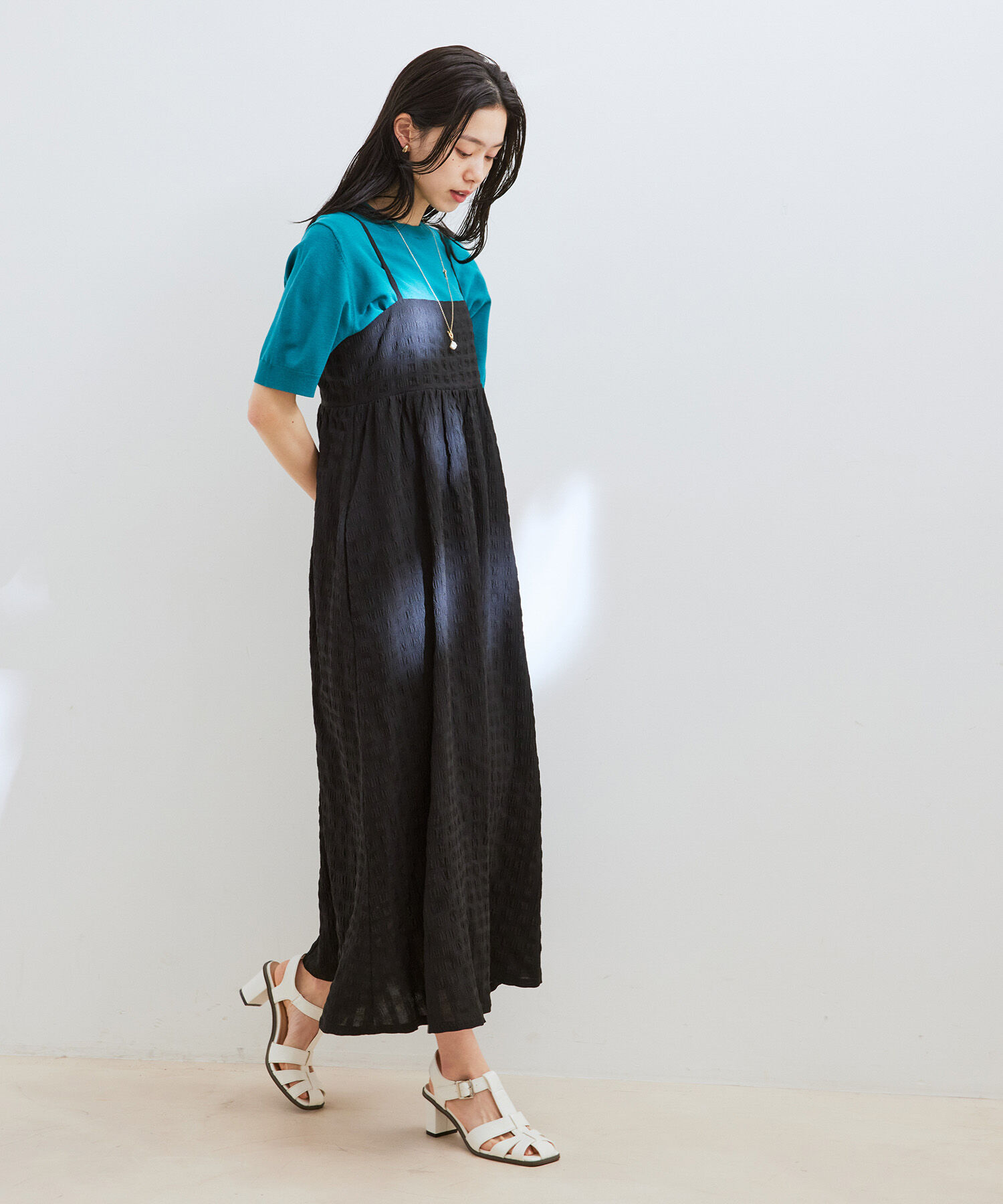 Juze「スクエアトゥヒールグルカサンダル」|サンダル|