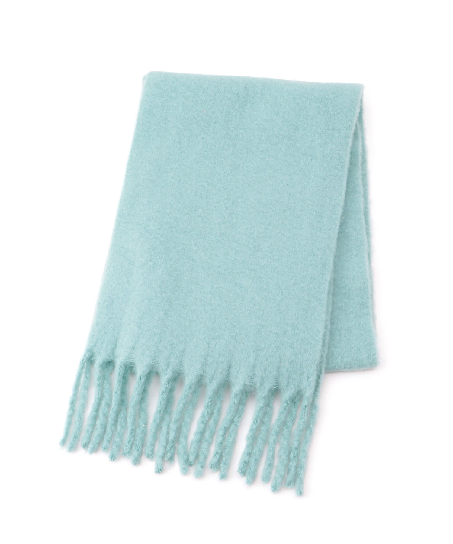 VIS「【リサイクルポリ】ふわふわ太フリンジマフラー」|マフラー|