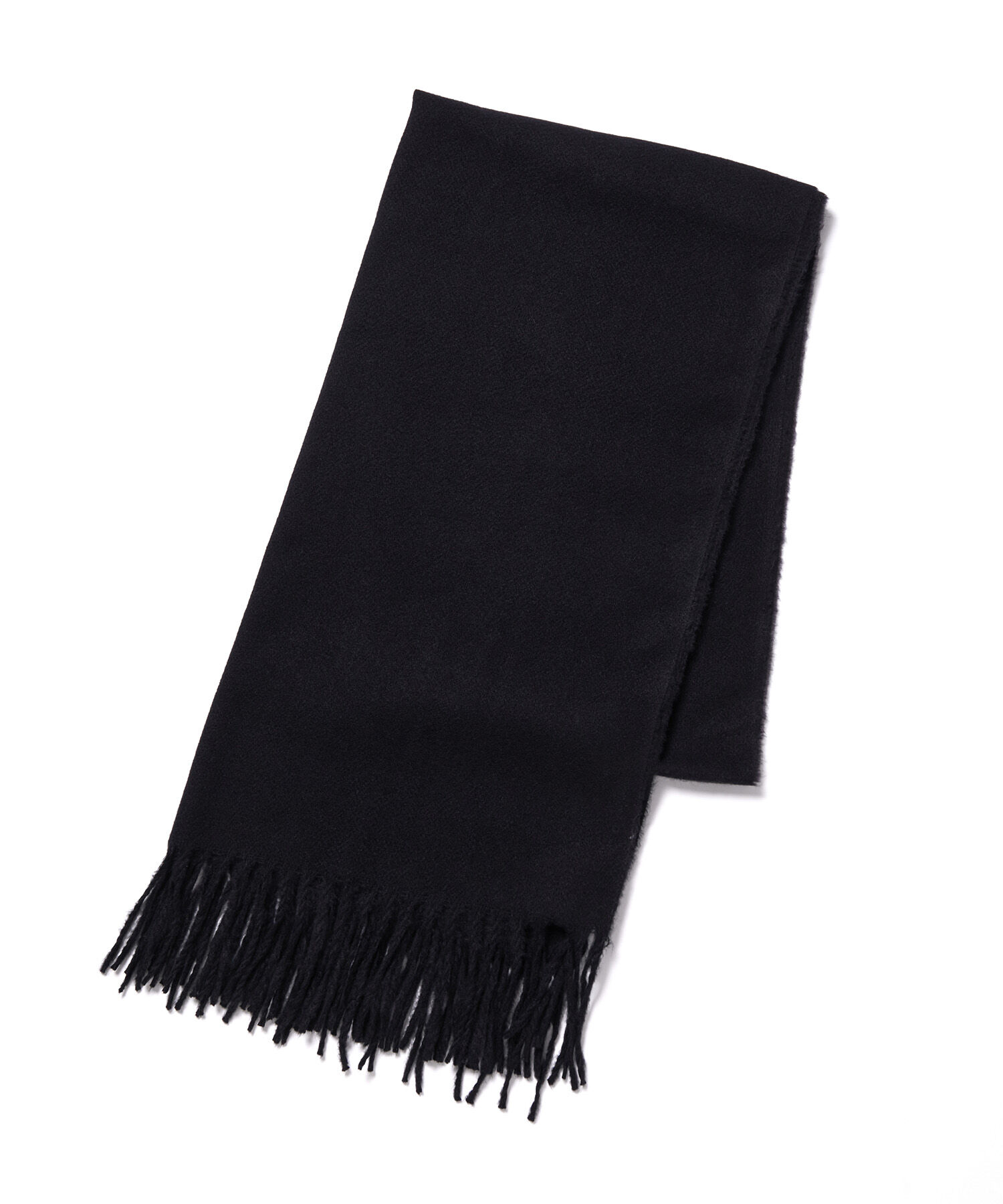 VIS「【リサイクルポリ】なめらかタッチ無地大判ストール」|ストール|