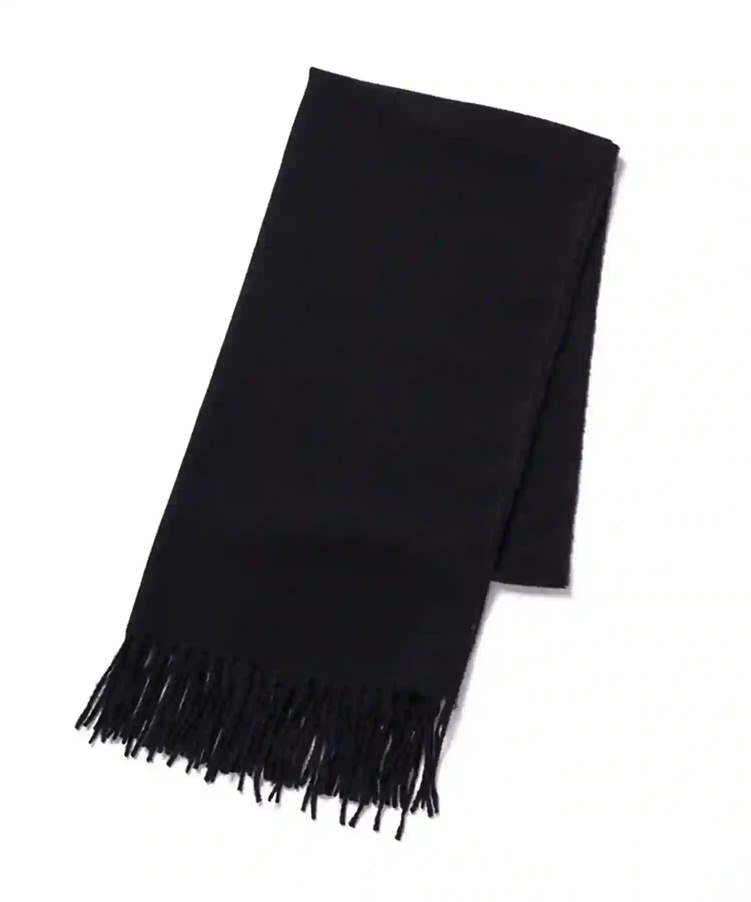 VIS「【リサイクルポリ】なめらかタッチ無地大判ストール」|ストール|