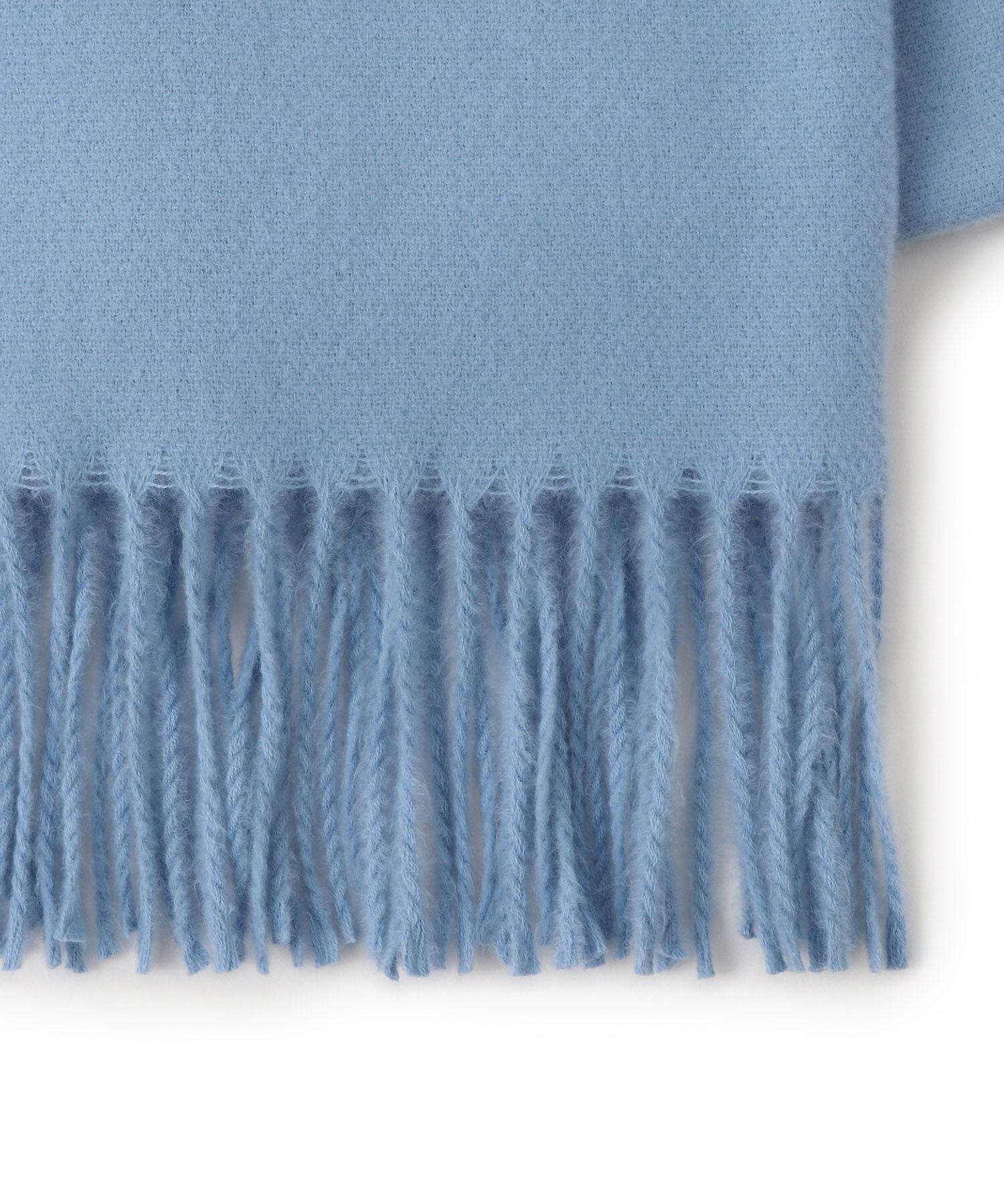 VIS「【リサイクルポリ】なめらかタッチ無地大判ストール」|ストール|