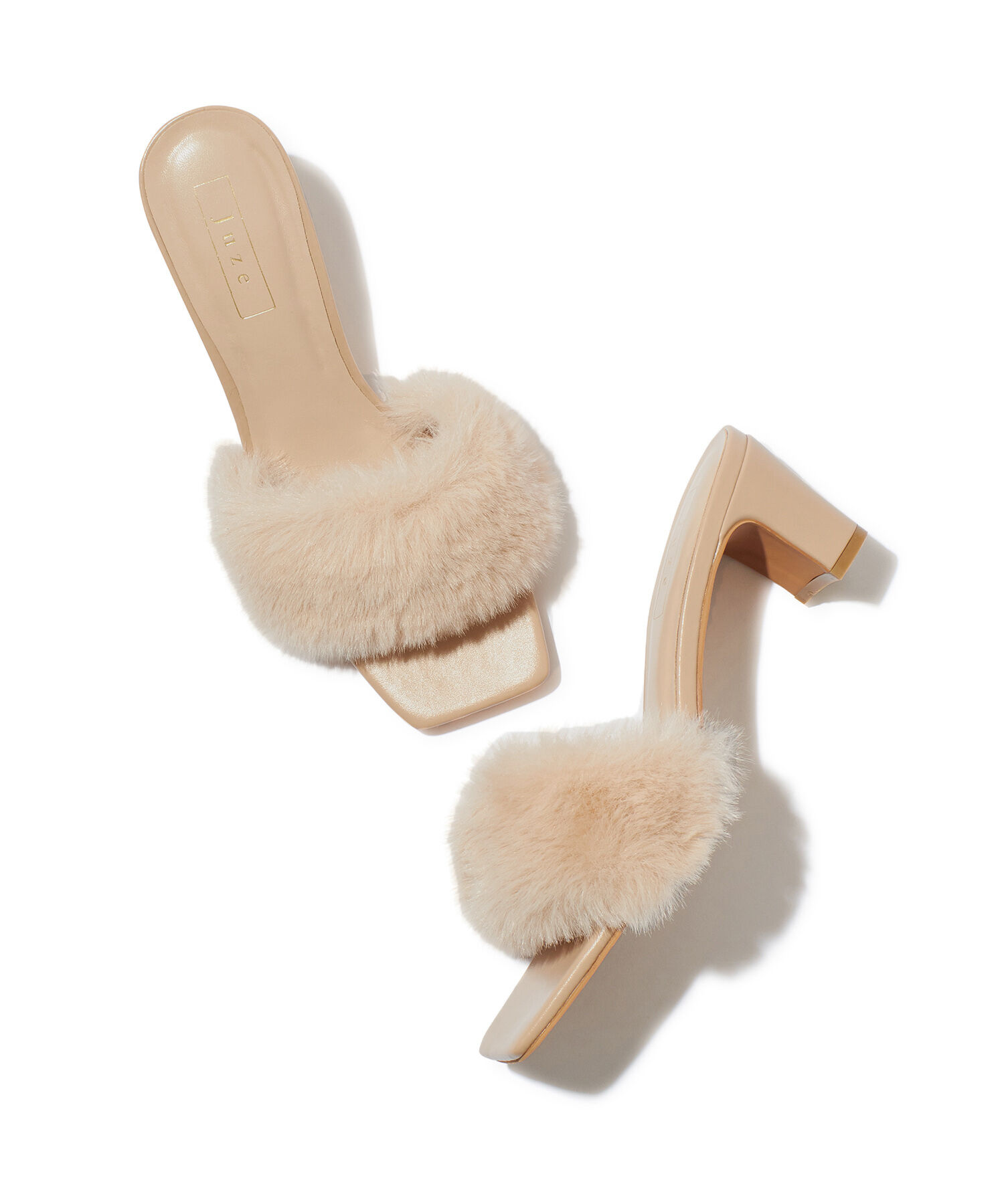 Juze「ファーサンダル」|ビジネス・ドレスシューズ|