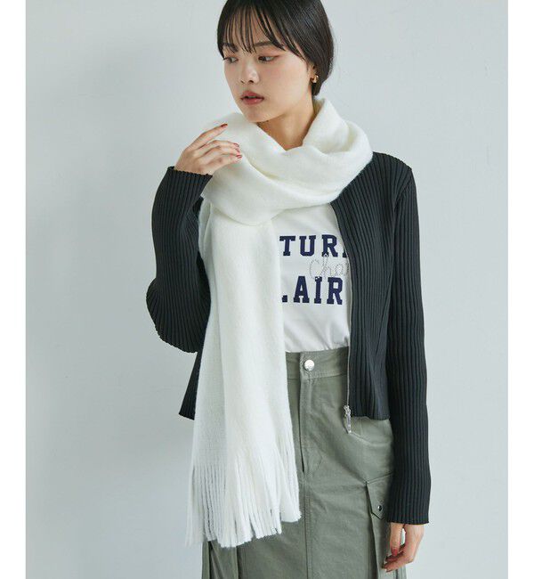 VIS「ミンクタッチもちもちストール」|ストール|