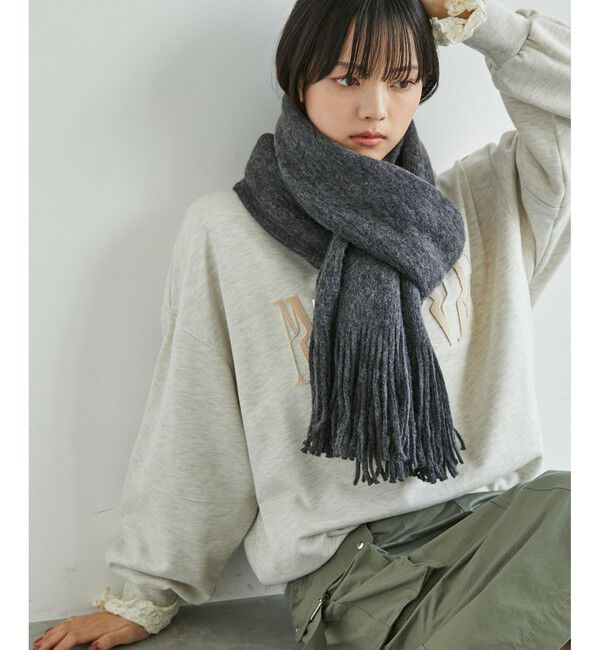 VIS「ミンクタッチもちもちストール」|ストール|