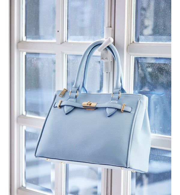 VIS「【新色追加】【2WAY】フロント金具3層トートバッグ」|ショルダー・メッセンジャー|