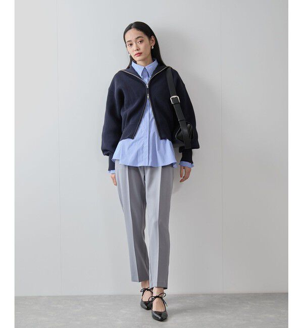 VIS「Wジップハイネックニットカーディガン」|カーディガン|