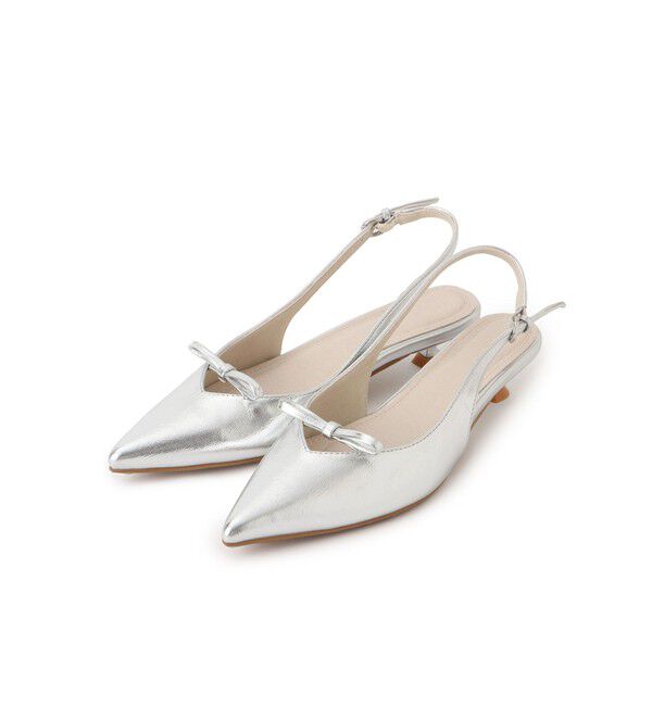 VIS「スリングバックリボンミュール」|パンプス|