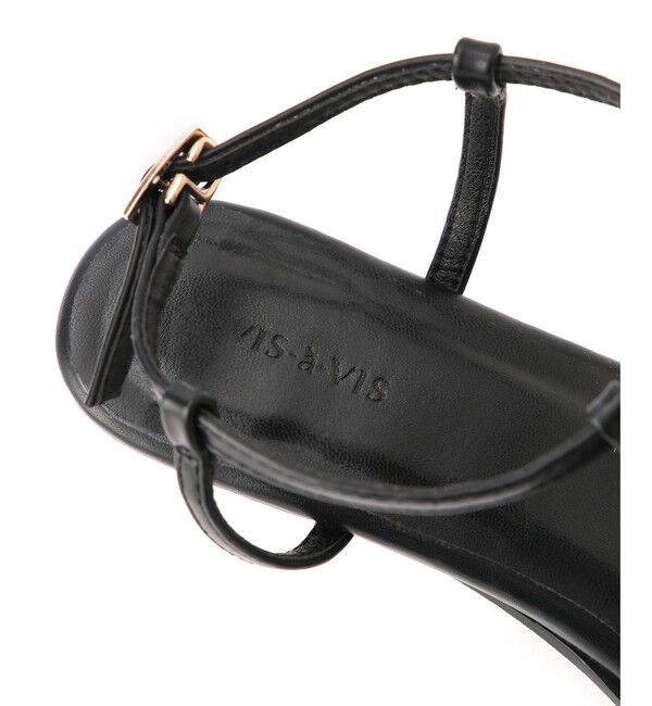 VIS「ナロークロスメタルヒールサンダル」|サンダル|