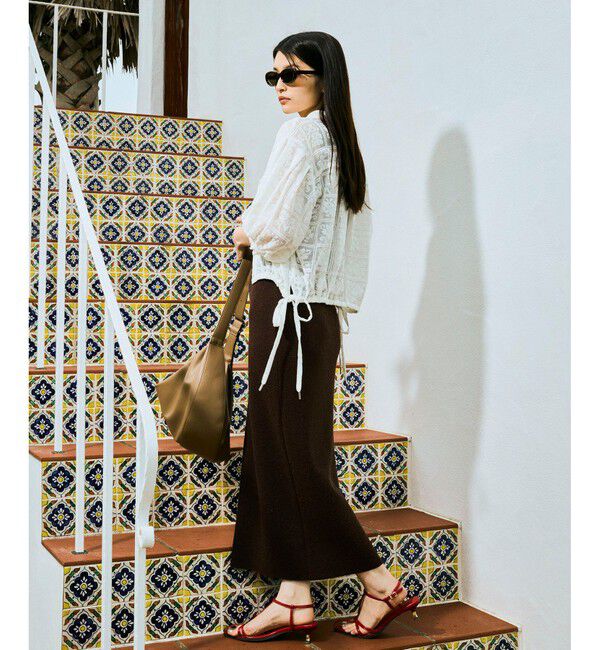 VIS「ナロークロスメタルヒールサンダル」|サンダル|