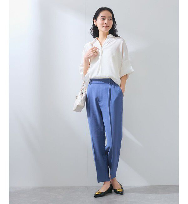 VIS「【WEB限定】バックシャンスキッパーブラウス」|シャツ・ブラウス|