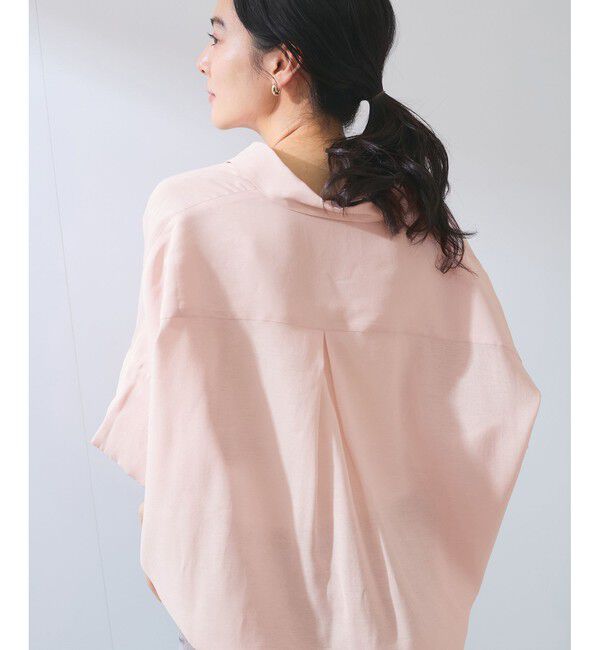 VIS「【WEB限定】バックシャンスキッパーブラウス」|シャツ・ブラウス|