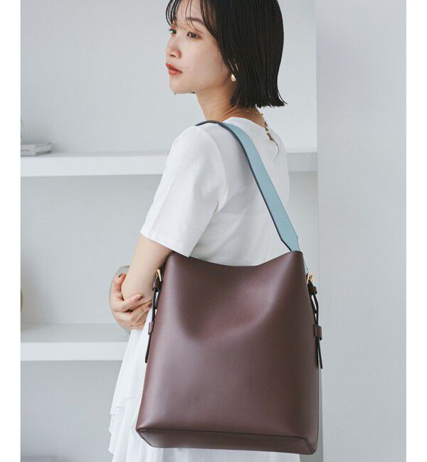 VIS「【新色追加】【A4収納】リバーシブルハンドルワンショルダーバッグ」|トートバッグ|