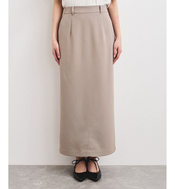 VIS「【洗える】Iラインロングスカート」|スカート|