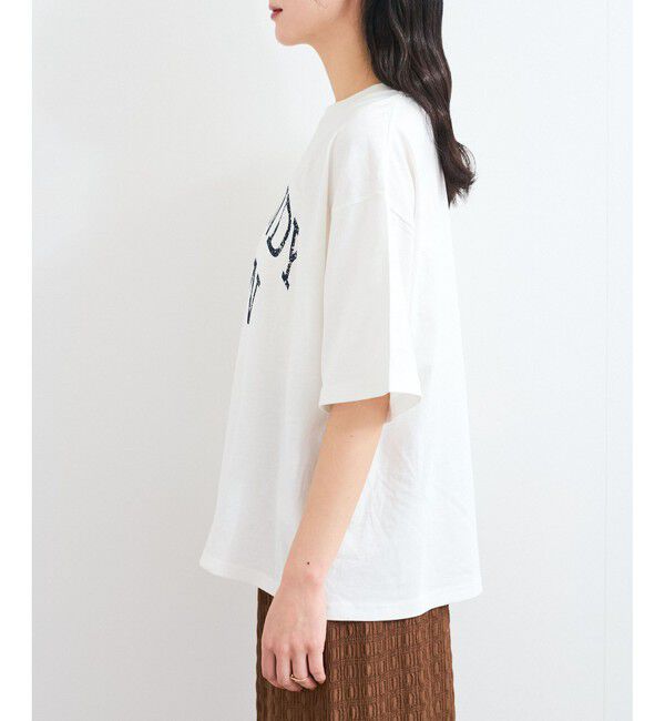 VIS「ピグメント加工プリントビッグTシャツ」|Tシャツ・カットソー|