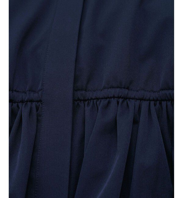 VIS「【WEB限定】ギャザーペプラムブラウス」|シャツ・ブラウス|