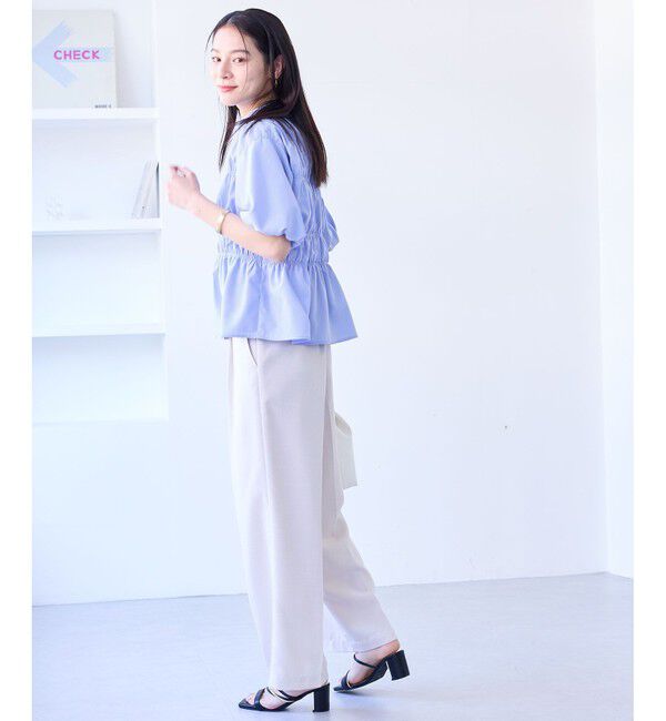 VIS「シャーリングバルーンシャツ」|シャツ・ブラウス|