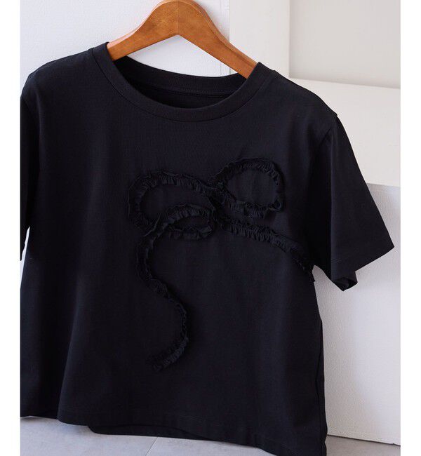 VIS「フリルテープ刺繍アソートTシャツ」|Tシャツ・カットソー|