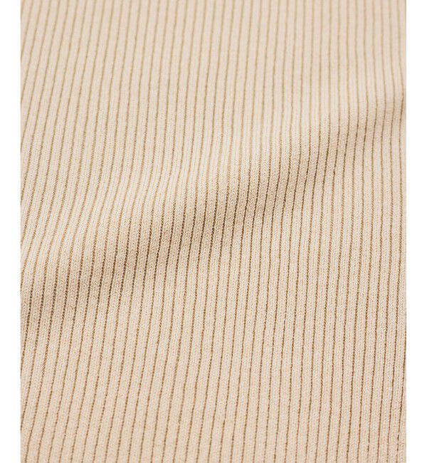 VIS「ワイドスクエアネックニット」|ニット・セーター|