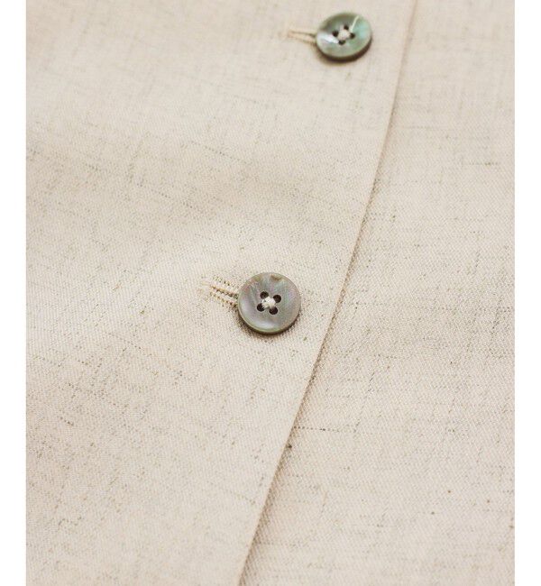 VIS「【セットアップ対応】サイドベルトフレアジレ」|ベスト・ジレ|