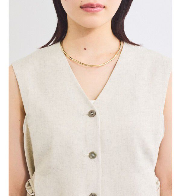 VIS「【セットアップ対応】サイドベルトフレアジレ」|ベスト・ジレ|