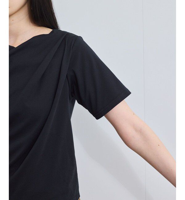 VIS「【夏トク価格】半袖ドレーププルオーバー」|Tシャツ・カットソー|