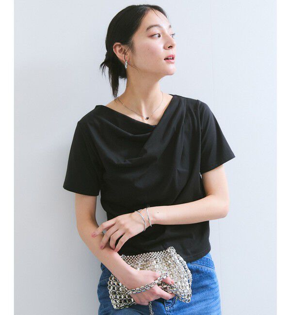 VIS「【夏トク価格】半袖ドレーププルオーバー」|Tシャツ・カットソー|