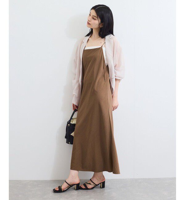 VIS「バイヤス仕立てナローキャミワンピース」|ワンピース|