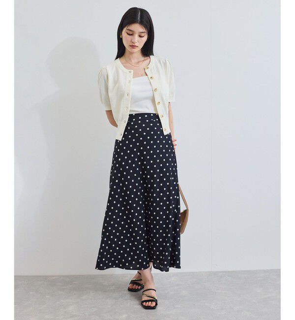 VIS「【UVケア/洗える】ハーフスリーブニットトップスカーディガン」|カーディガン|