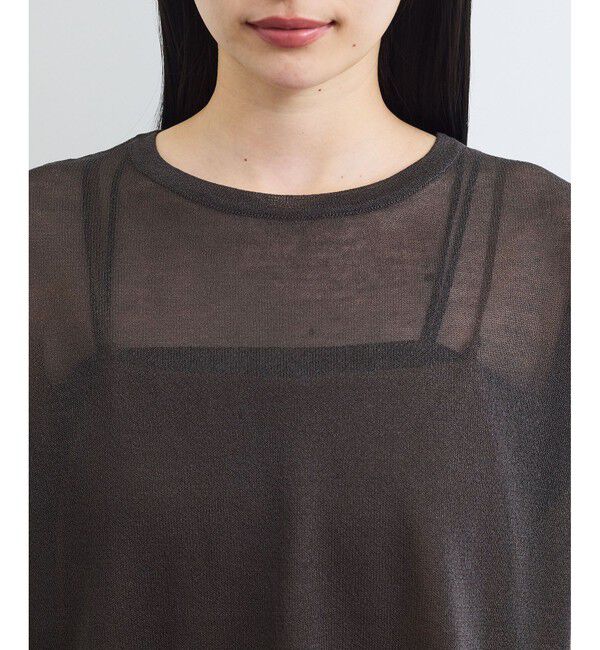 VIS「ドライタッチシアーニットトップス」|ニット・セーター|