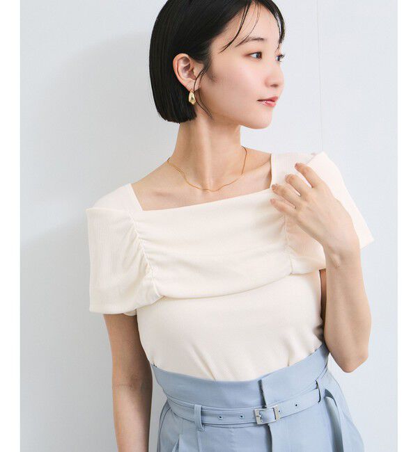 VIS「オフショルダーテレコカットソープルオーバー」|ニット・セーター|