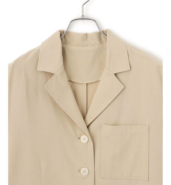 VIS「【Chocomoo】VIS別注バック刺繍クロップドハーフスリーブシャツ」|シャツ・ブラウス|