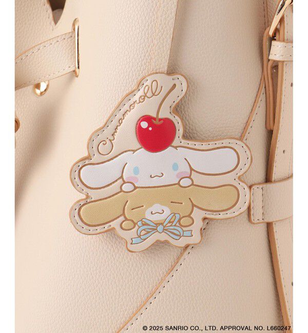 VIS「【シナモロール】VIS別注ハートカットバッグ(ラージ)」|ハンドバッグ|