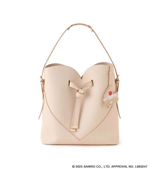 VIS「【シナモロール】VIS別注ハートカットバッグ(ラージ)」|ハンドバッグ|