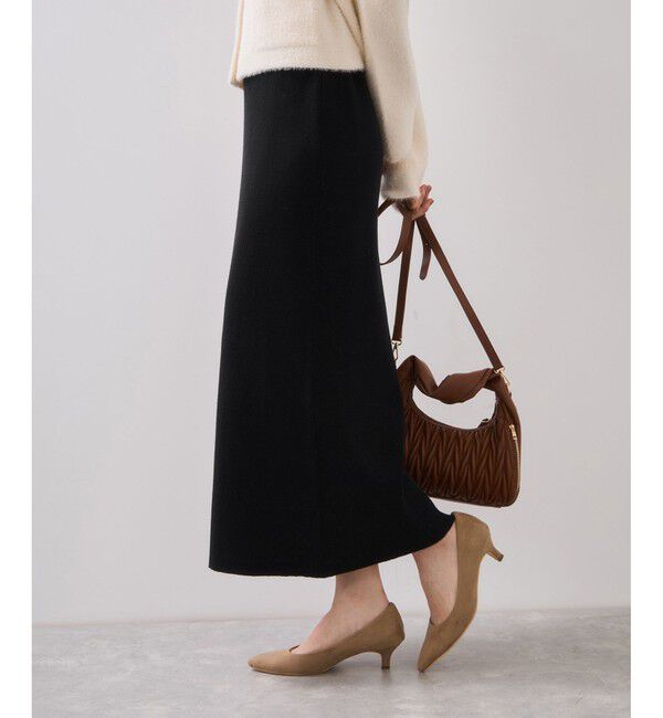 VIS「リブニットスカート/セットアップ対応」|スカート|