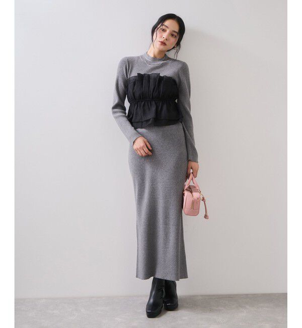 VIS「リブニットスカート/セットアップ対応」|スカート|