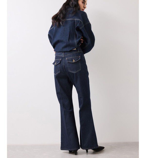 VIS「フレアシルエットデニムパンツ」|デニム|