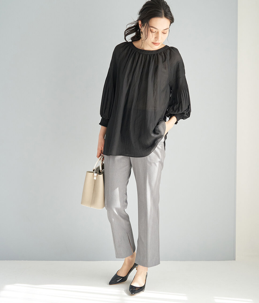 Rope&rsquo;Picnic「【emur】スリットテーパードパンツ」|その他|