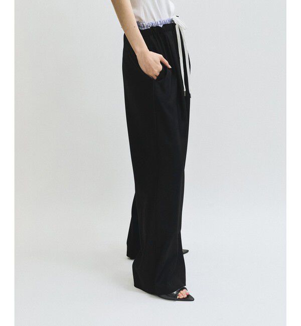 ADAM ET ROPE'「【吸水速乾】コンビウエストイージースラックス」|スラックス|