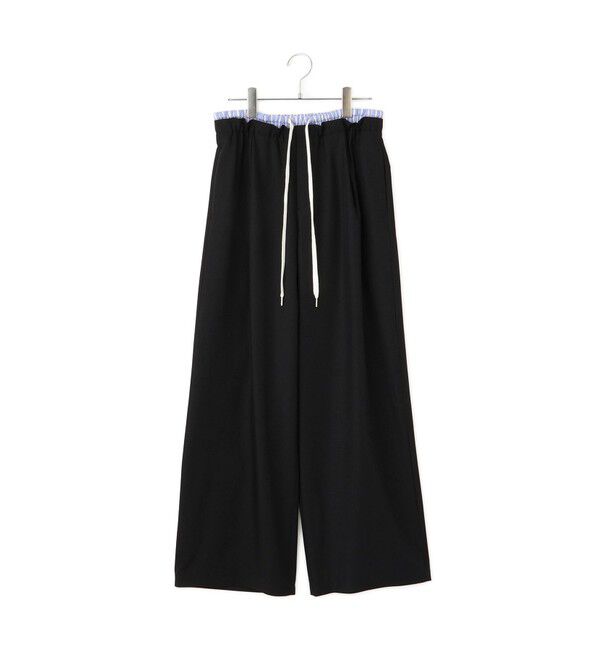 ADAM ET ROPE'「【吸水速乾】コンビウエストイージースラックス」|スラックス|