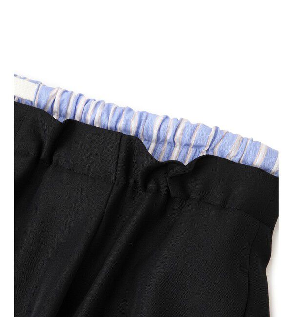 ADAM ET ROPE'「【吸水速乾】コンビウエストイージースラックス」|スラックス|