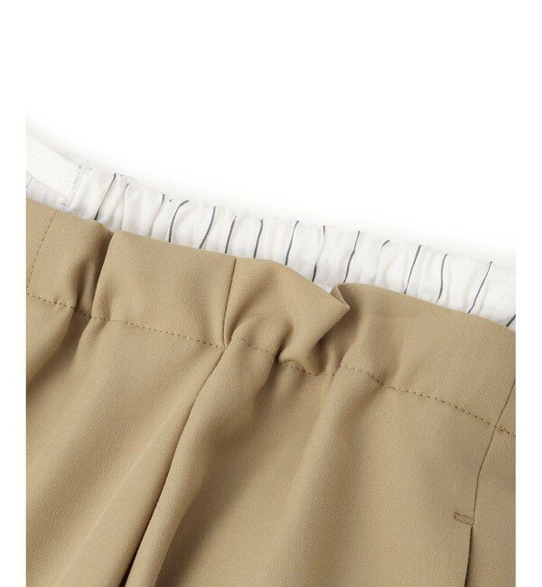 ADAM ET ROPE'「【吸水速乾】コンビウエストイージースラックス」|スラックス|