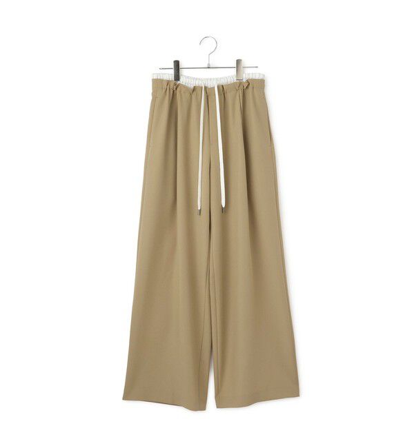 ADAM ET ROPE'「【吸水速乾】コンビウエストイージースラックス」|スラックス|