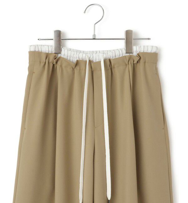 ADAM ET ROPE'「【吸水速乾】コンビウエストイージースラックス」|スラックス|