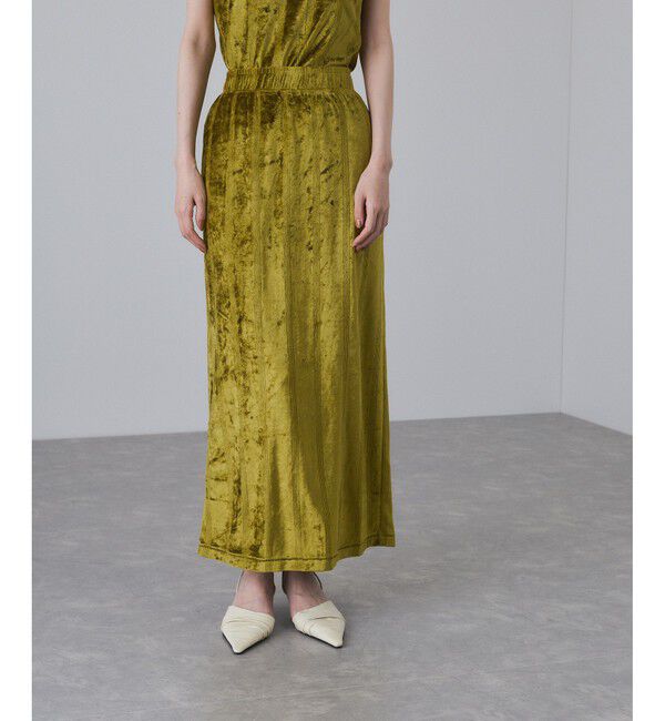 ADAM ET ROPE'「【Miller for ADAM ET ROPE'】別注 ベロアSkirt	」|スカート|