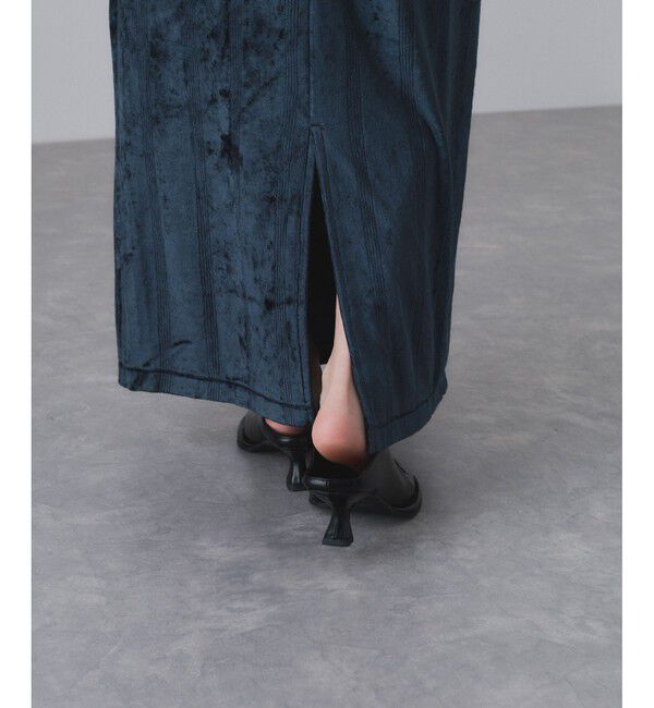 ADAM ET ROPE'「【Miller for ADAM ET ROPE'】別注 ベロアSkirt	」|スカート|