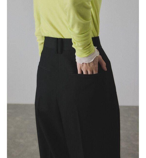 ADAM ET ROPE'「TWセミワイドスラックス」|スラックス|