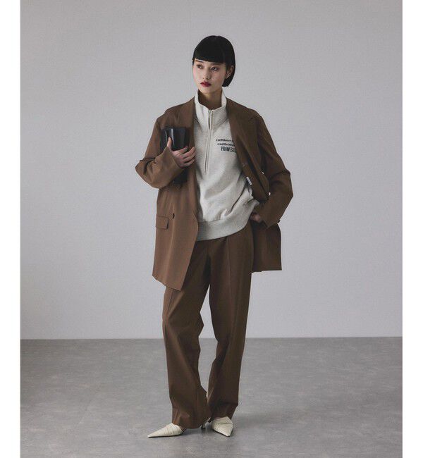 ADAM ET ROPE'「TWセミワイドスラックス」|スラックス|