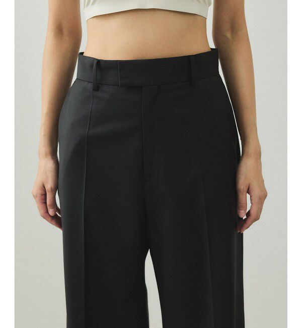 ADAM ET ROPE'「【EMOELLE】センタープレススラックス」|スラックス|